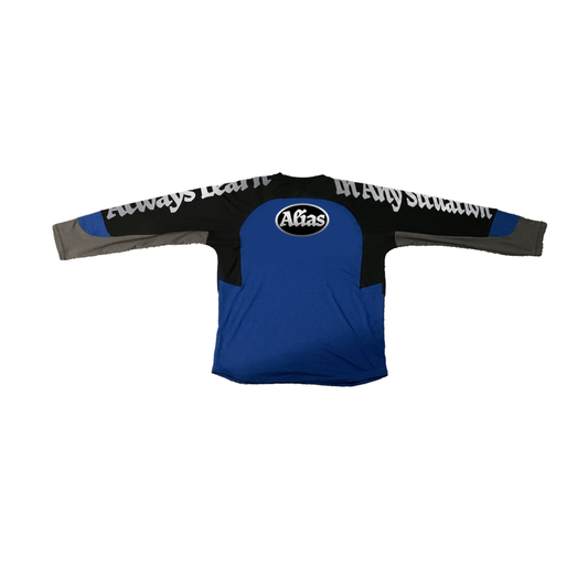 Blue Alias Print Raglan T-Shirt